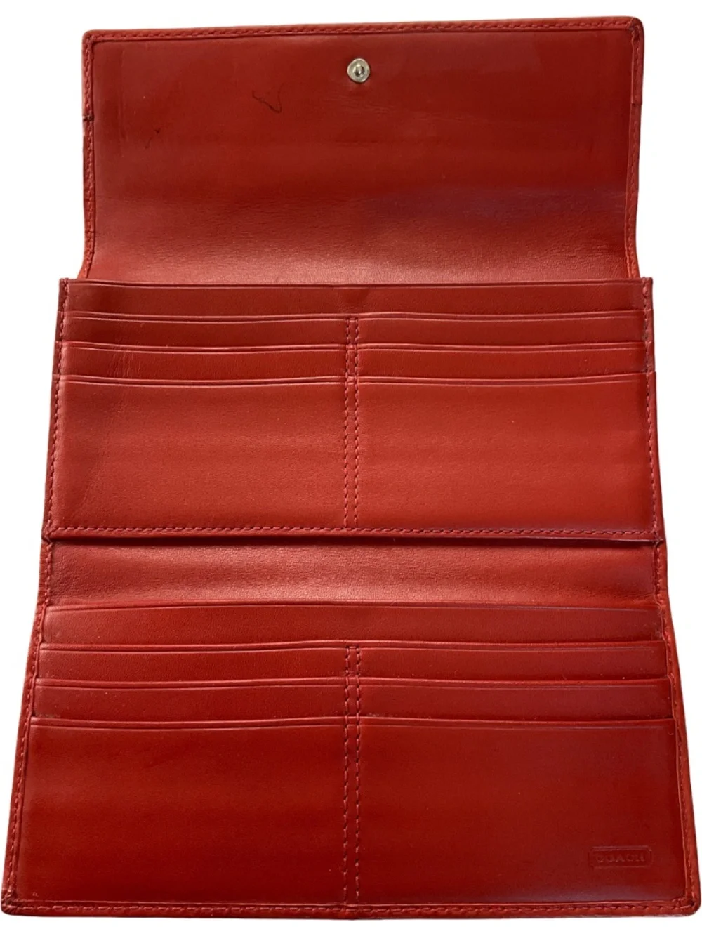 Coach Vtg Soho Pleated Leather Wallet